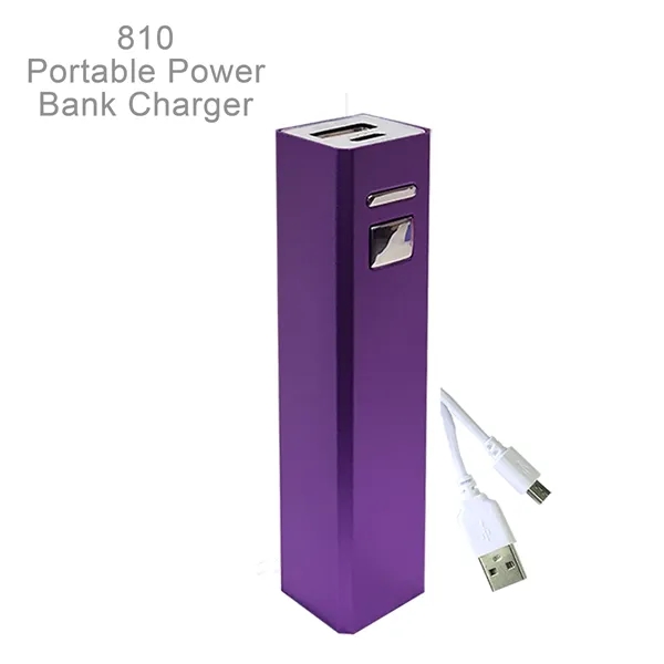 Portable Power Bank Charger. Strong Anodized Aluminum Body.  Lithium-ion battery,... from ASI 45100 Chulani Promotional Products, Inc / Competitive Edge Innovations/Chulani