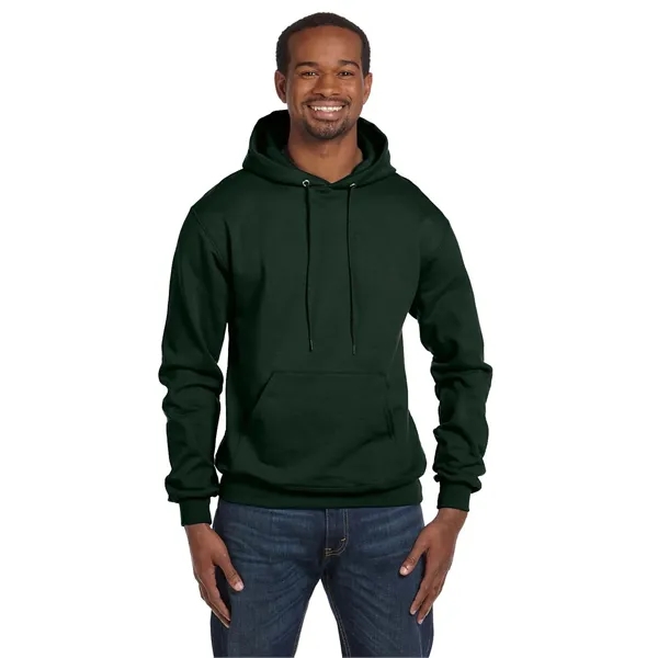 Moisture-wicking pullover hoodie with two-ply hood, dyed-to-match drawcord, and front pouch... from ASI 34063 alphabroder