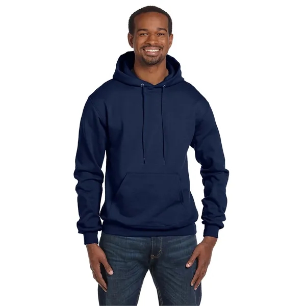 Moisture-wicking pullover hoodie with two-ply hood, dyed-to-match drawcord, and front pouch... from ASI 34063 alphabroder