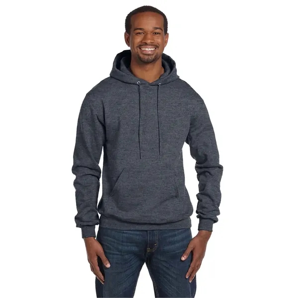 Moisture-wicking pullover hoodie with two-ply hood, dyed-to-match drawcord, and front pouch... from ASI 34063 alphabroder