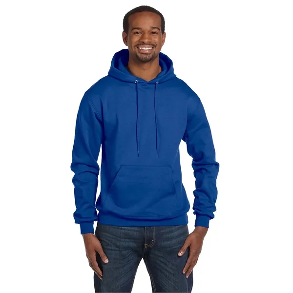 Moisture-wicking pullover hoodie with two-ply hood, dyed-to-match drawcord, and front pouch... from ASI 34063 alphabroder