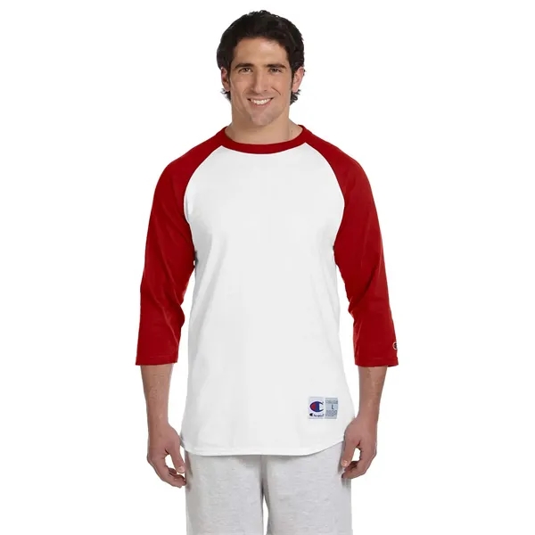 Champion adult raglan t-shirt with 3/4 sleeves.... from ASI 34063 alphabroder