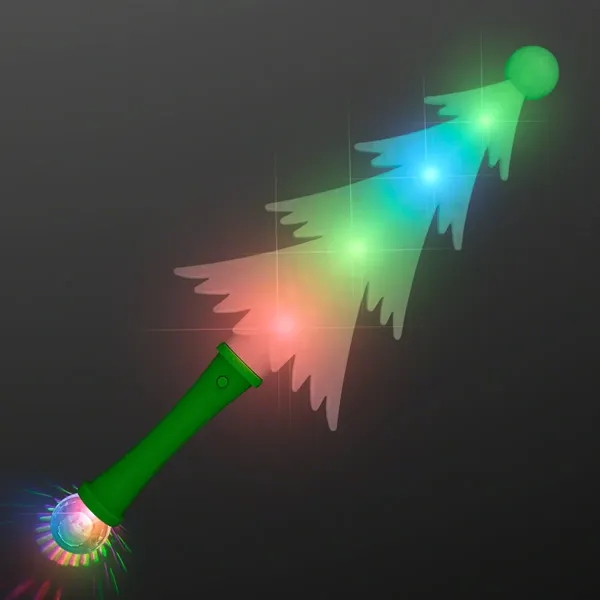 Frosty Christmas Tree Light Up Wand; Blank and Imprinted pricing... from ASI 34194 ALightPromos