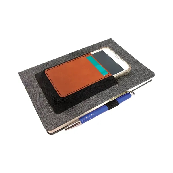 5 1/4" x 8 1/4" x 3/4" leatherette journal with 2... from ASI 74601 Calico