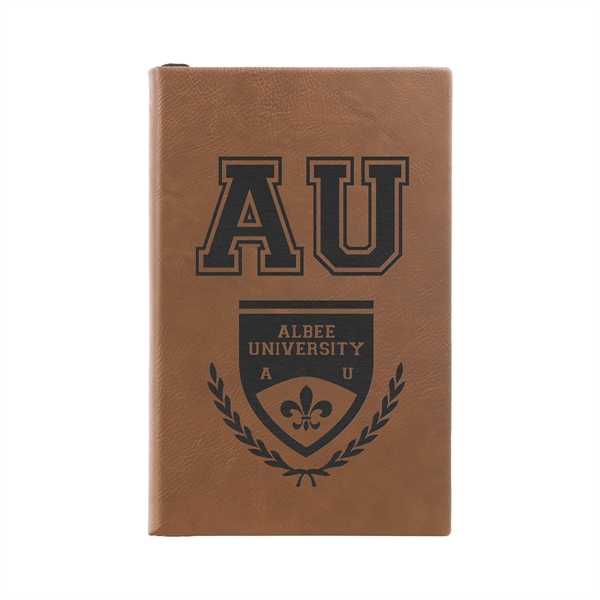 5 1/4" x 8 1/4" x 3/4" 112-page journal with satin... from ASI 74601 Calico