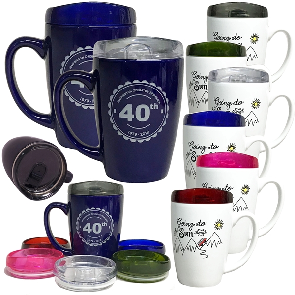 14oz Tall Bistro Challenger Mug.... from ASI 80093 Pyrographics / Pyrographics Line