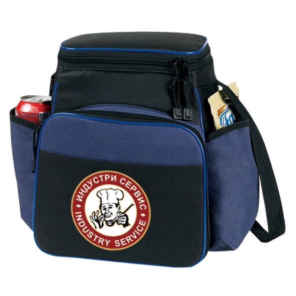 Outdoor 12 Pack Cooler. Made of poly 600 denier, Insulated heat-sealed... from ASI 46420 Continental Mkting Svc Inc / CMBags