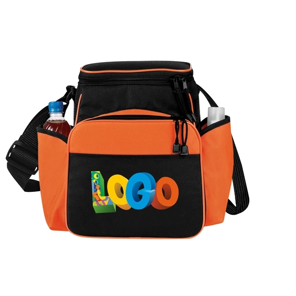 Outdoor 12 Pack Cooler. Made of poly 600 denier, Insulated heat-sealed... from ASI 46420 Continental Mkting Svc Inc / CMBags