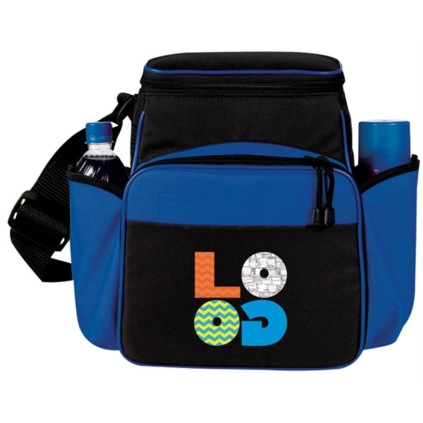 Outdoor 12 Pack Cooler. Made of poly 600 denier, Insulated heat-sealed... from ASI 46420 Continental Mkting Svc Inc / CMBags