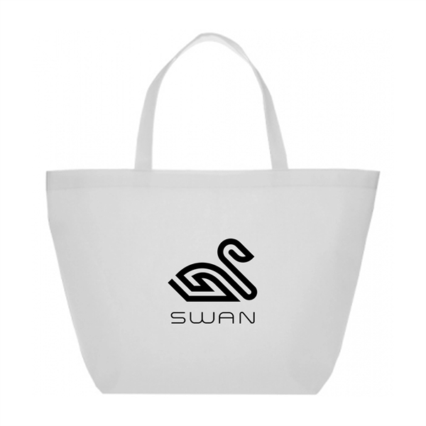 20" x 13" x 8" 80GSM non-woven polypropylene budget tote bag... from ASI 62088 IDProductsource