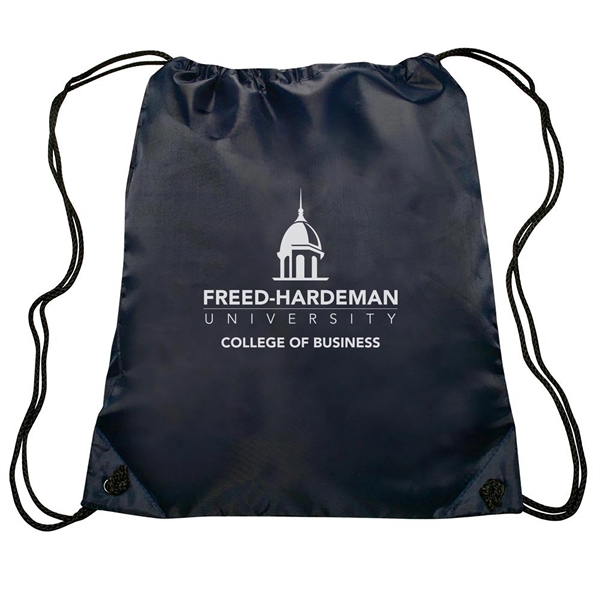 14" x 16.5" drawstring backpacks with 24" long rope strings.... from ASI 62088 IDProductsource