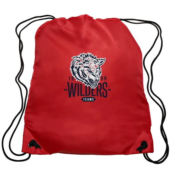 14" x 16.5" drawstring backpacks with 24" long rope strings.... from ASI 62088 IDProductsource