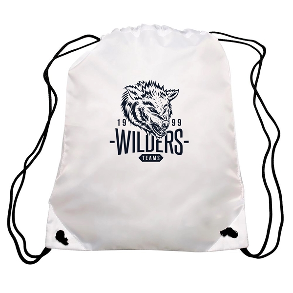 14" x 16.5" drawstring backpacks with 24" long rope strings.... from ASI 62088 IDProductsource