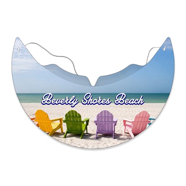 Adjustable visor with elastic band. Recyclable.... from ASI 67620 Lion Circle Corp / Lion/Circle