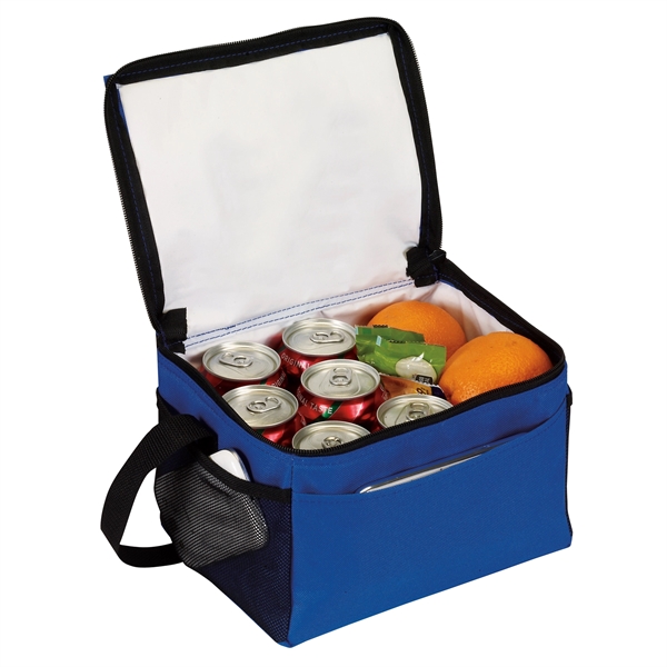 8 pack cooler that features zip top, insulation and heat-sealed PEVA... from ASI 46420 Continental Mkting Svc Inc / CMBags