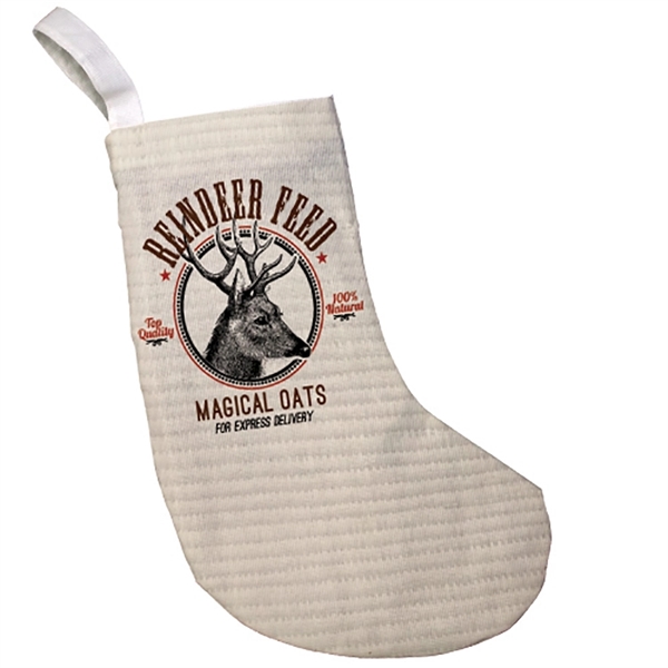 Eco friendly non woven holiday stocking ideal for promotional custom printed... from ASI 67557 LimeLight Ent