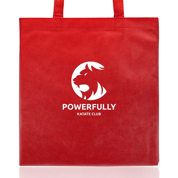 13.5" x 14.5" 80GSM non-woven polypropylene tote bag with long reinforced... from ASI 62088 IDProductsource