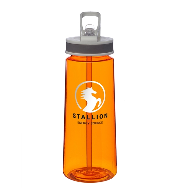 22-ounce Tritan sports bottle with spill-proof lid, handle and reusable straw.... from ASI 62088 IDProductsource