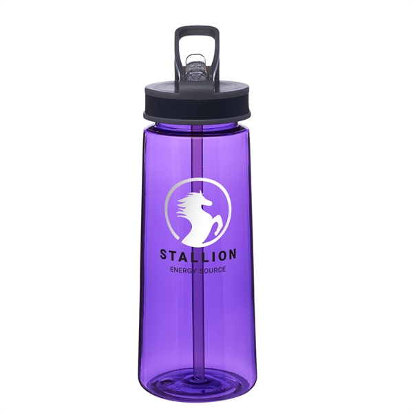 22-ounce Tritan sports bottle with spill-proof lid, handle and reusable straw.... from ASI 62088 IDProductsource