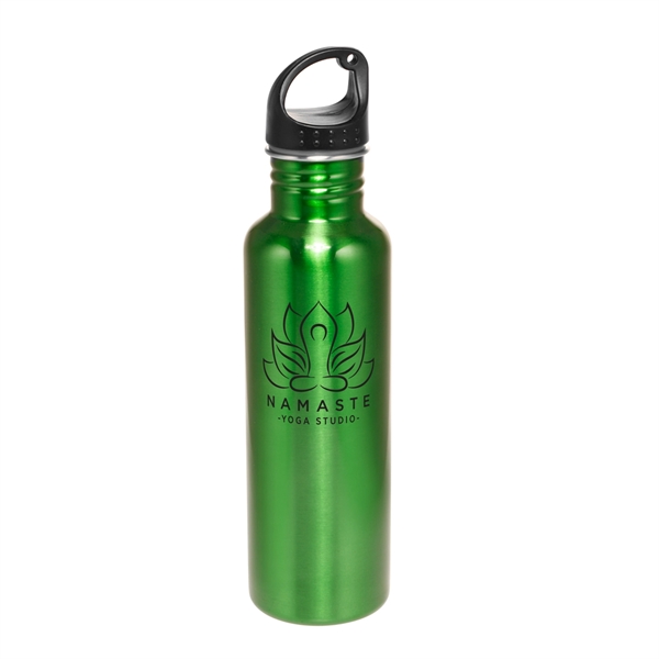 26-ounce stainless steel water bottle with twist cap and handle. BPA... from ASI 62088 IDProductsource