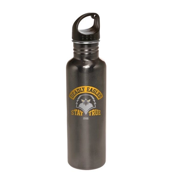 26-ounce stainless steel water bottle with twist cap and handle. BPA... from ASI 62088 IDProductsource