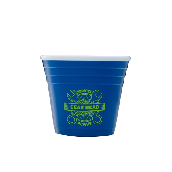 2.25" x 2.25" x 1.5" 2-ounce plastic Solo-style mini bomb shot... from ASI 62088 IDProductsource