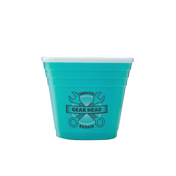 2.25" x 2.25" x 1.5" 2-ounce plastic Solo-style mini bomb shot... from ASI 62088 IDProductsource