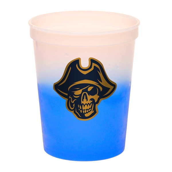 4 7/16" x 2 9/16" plastic 16 ounce color-changing stadium cup.... from ASI 62088 IDProductsource