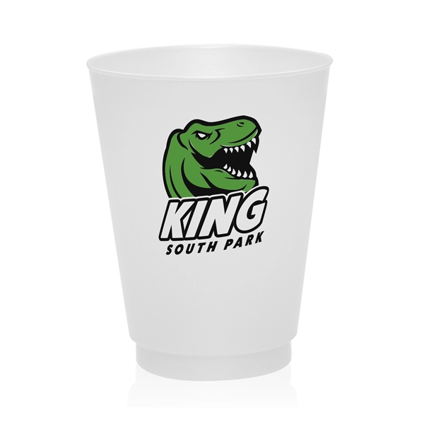 Stackable 16-ounce plastic stadium cups with frosted finish. BPA free.... from ASI 62088 IDProductsource