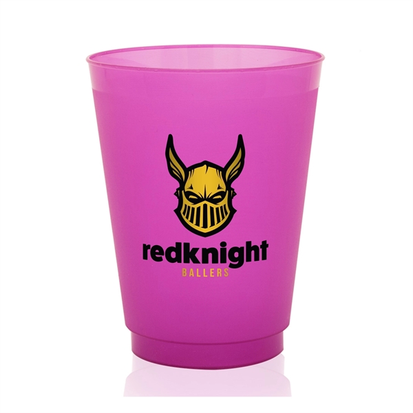 Stackable 16-ounce plastic stadium cups with frosted finish. BPA free.... from ASI 62088 IDProductsource