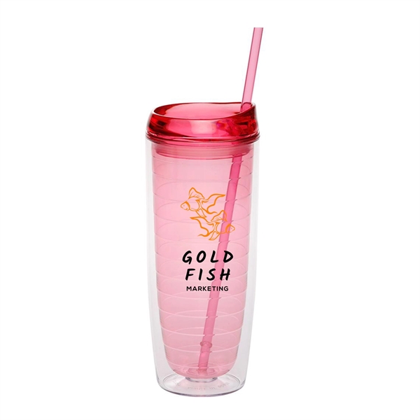 8.75" x 3.25" 20-ounce Comet double wall insulated acrylic tumbler with... from ASI 62088 IDProductsource