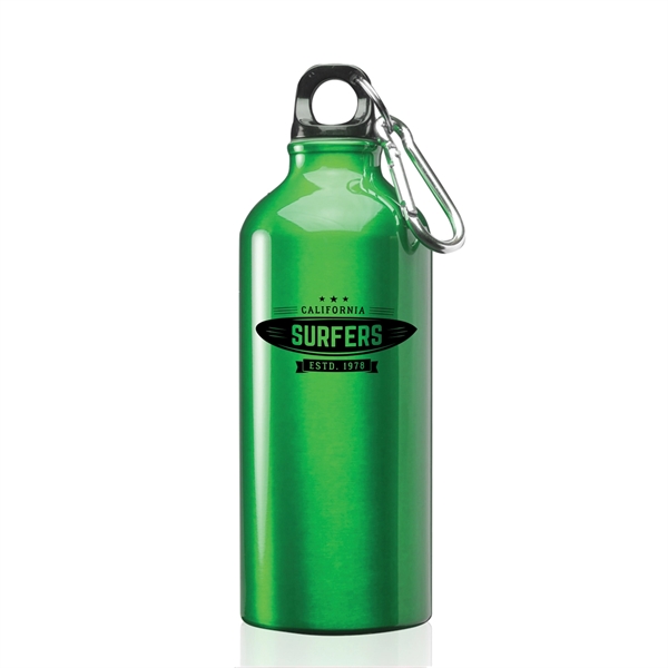 8" x 3" 20-ounce aluminum water bottle with twist on lid... from ASI 62088 IDProductsource