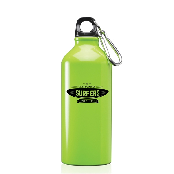 8" x 3" 20-ounce aluminum water bottle with twist on lid... from ASI 62088 IDProductsource