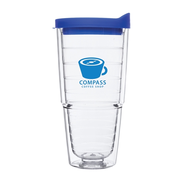 24-ounce Comet double wall insulated acrylic tumbler and straw with four... from ASI 62088 IDProductsource