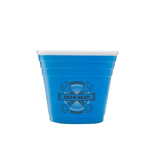 2.25" x 2.25" x 1.5" 2-ounce plastic Solo-style mini bomb shot... from ASI 62088 IDProductsource