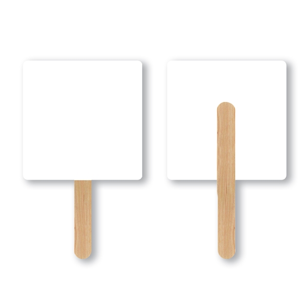 Full color digital square shape mini hand fan 2 Sided Imprint.... from ASI 93520 Ventura Inc