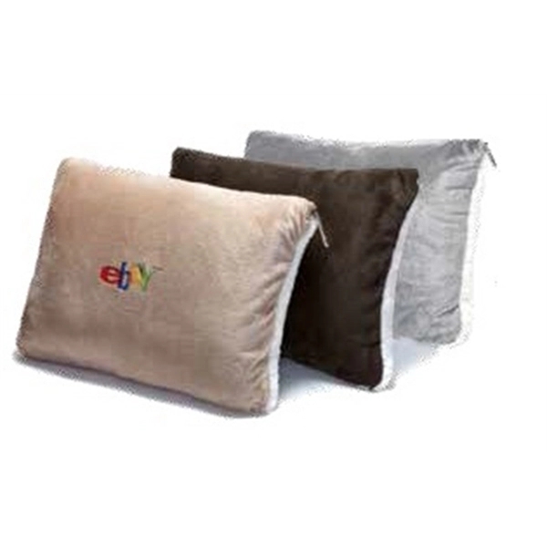 Super soft faux lambswool 50" x 60" blanket that doubles as... from ASI 73520 Neet Feet / Kanata Blanket