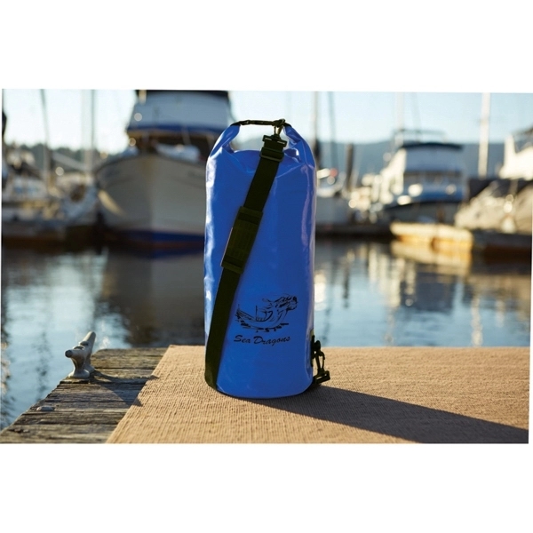 Waterproof 10L bag measuring 27" x 8" with a roll top... from ASI 79750 Pro Towels