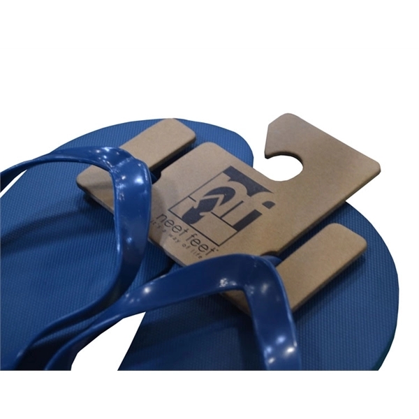 15mm fabric topped EVA sole flip-flops with rubber straps... from ASI 73520 Neet Feet / Neet Feet