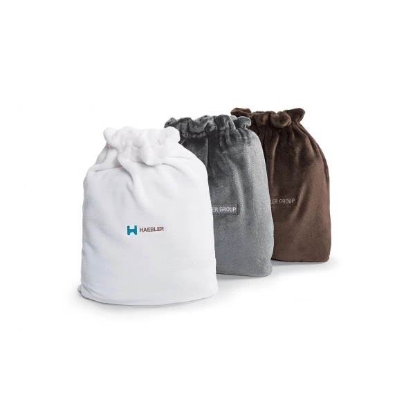 Super soft polyester unisex lounging robe with shawl collar, patch pockets... from ASI 73520 Neet Feet / Kanata Blanket