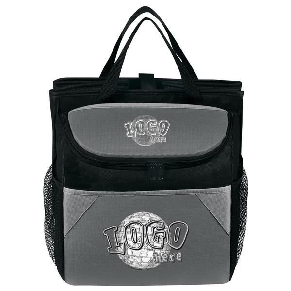 12-pack cooler that holds up to 16 cans within a heavily... from ASI 46420 Continental Mkting Svc Inc / CMBags