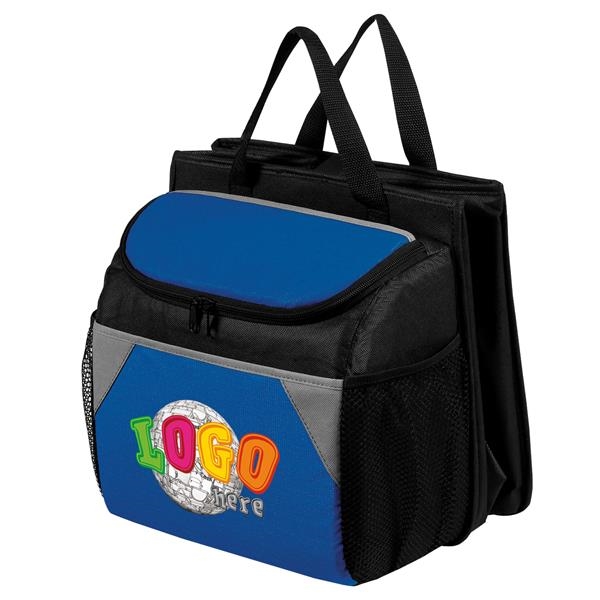 12-pack cooler that holds up to 16 cans within a heavily... from ASI 46420 Continental Mkting Svc Inc / CMBags