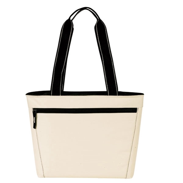 Two-Tone 12 Pack Cooler Tote. Made of poly 600 denier, Insulated,... from ASI 46420 Continental Mkting Svc Inc / CMBags
