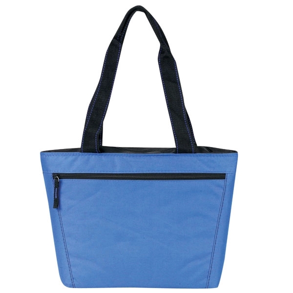 Two-Tone 12 Pack Cooler Tote. Made of poly 600 denier, Insulated,... from ASI 46420 Continental Mkting Svc Inc / CMBags