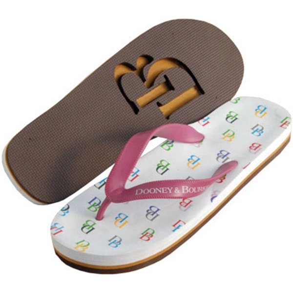 Flip flops made with 3-layer 18mm EVA sole with arch support,... from ASI 73520 Neet Feet / Neet Feet