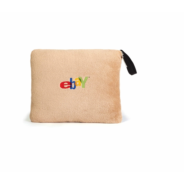 A plush pillow (12.5" x 10") that unfolds into the perfect... from ASI 73520 Neet Feet / Kanata Blanket