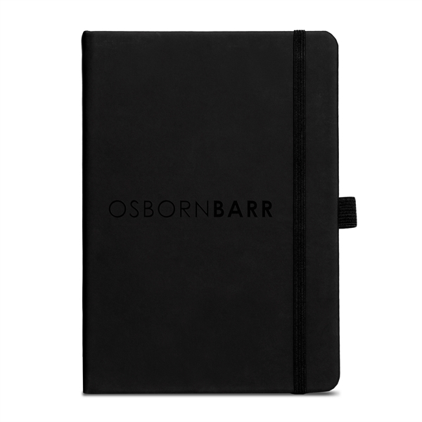 Textured finish journal with rounded corners and ribbon place marker.... from ASI 34040 Alexander Mfg Co