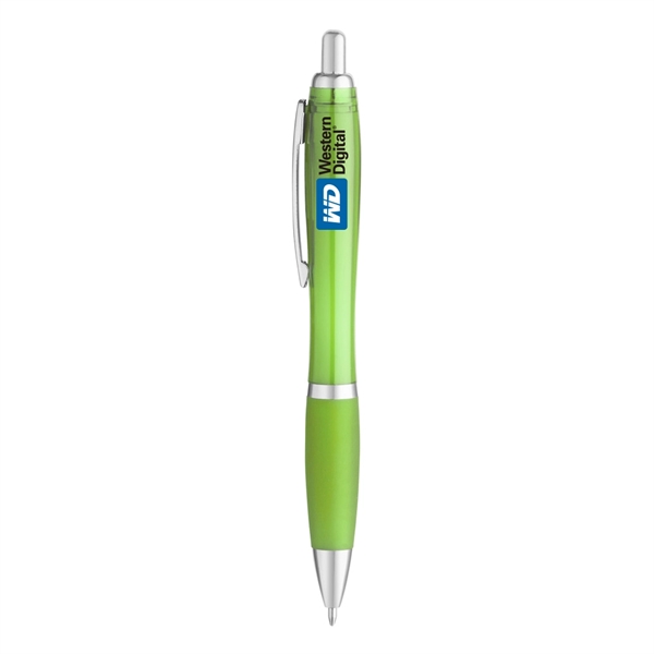 Translucent Curvy Ballpoint Pen... from ASI 31517 Admart Products / Admart Line