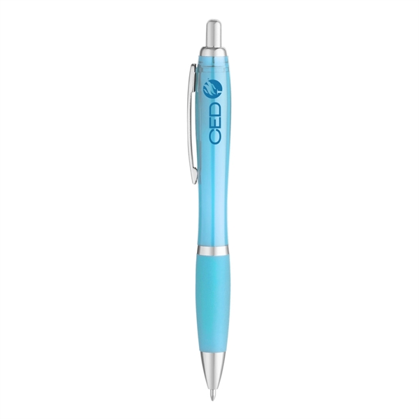 Translucent Curvy Ballpoint Pen... from ASI 31517 Admart Products / Admart Line