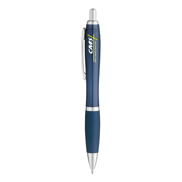 Translucent Curvy Ballpoint Pen... from ASI 31517 Admart Products / Admart Line